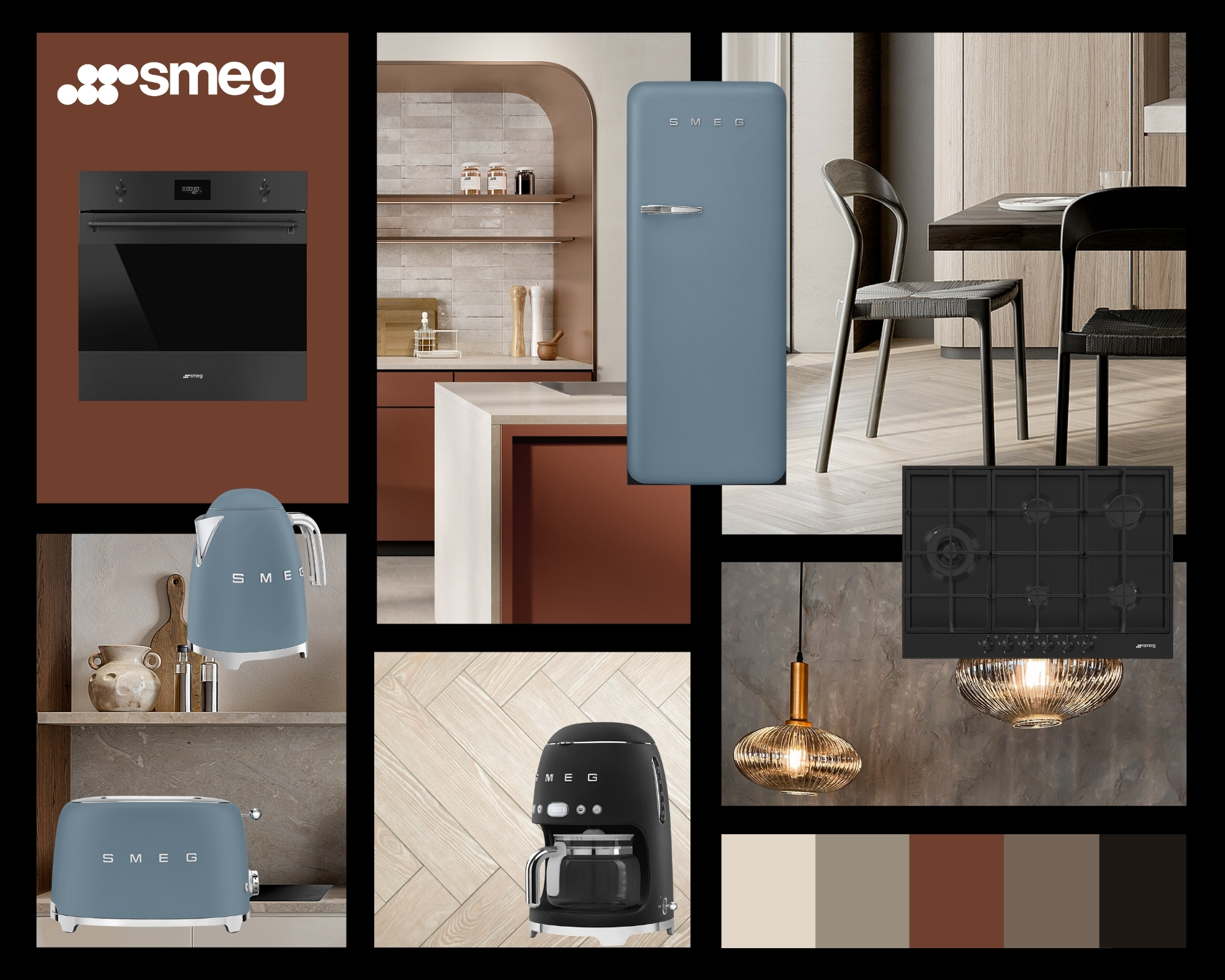 Smeg Kitchen Moodboard